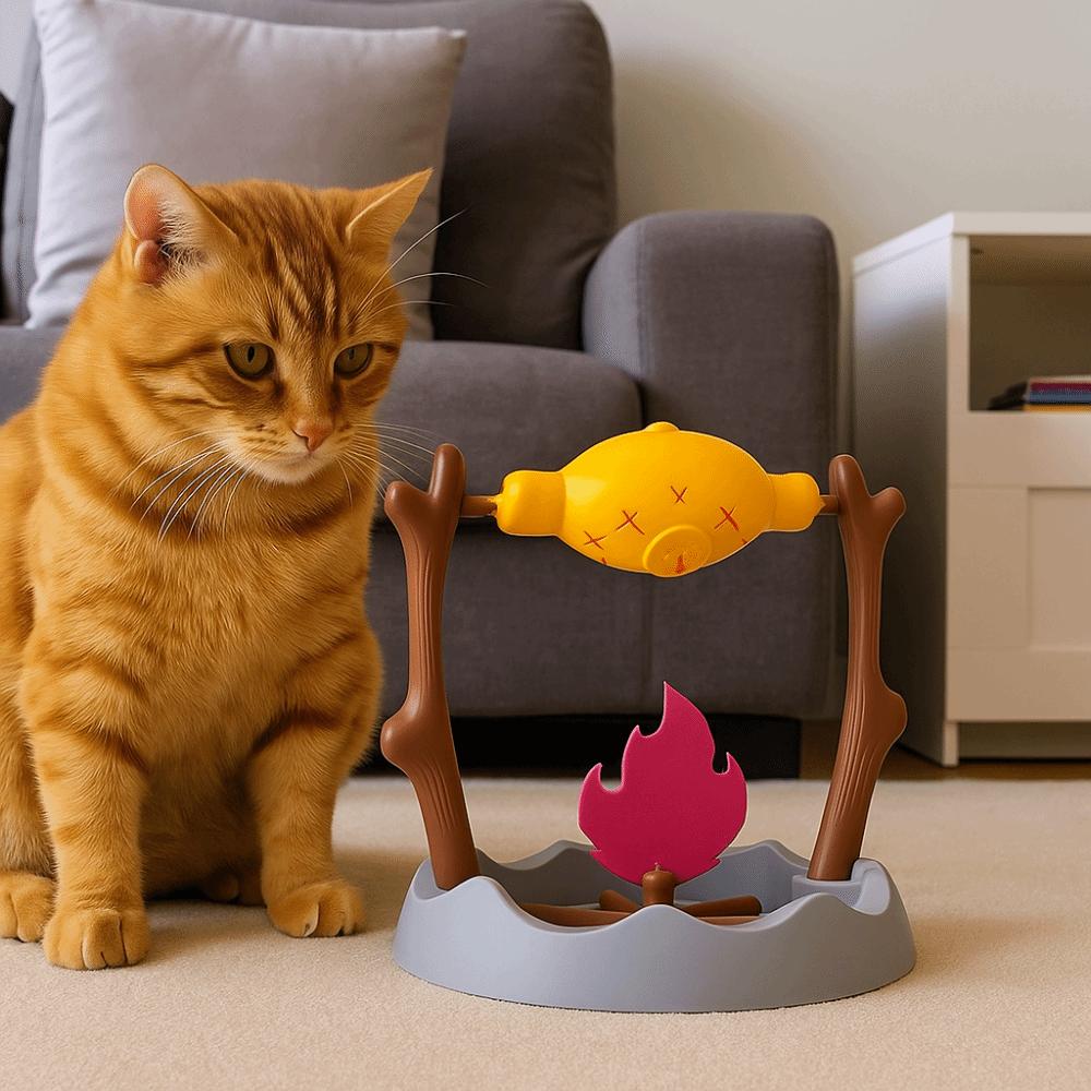 Rotating Cat Leaking Food Toy Food Leakage Device Slow Feeder Funny Pet Cat Dog Toy  Cats