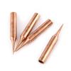 10Pcs Pure Copper Low Temperature Soldering Iron Solder Tips Station Tool 900M T I