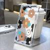 Retro Button Flowers Transparent Soft TPU Phone Case for Xiaomi Redmi Note 15 14 13 12 11 10 9 Pro Plus 4G 5G Soft Cover