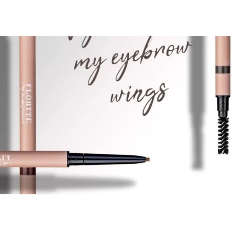 FLORTTE - 2 In 1 Eyebrow Pencil - 5 Colors (1-5)