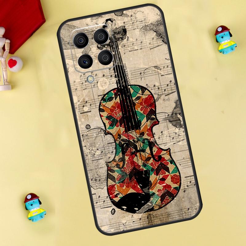 Music Violin Case For Samsung Galaxy M31 M21 M35 M12 M13 M14 M15 M06 M16 M36 M56 M53 M32 M52 M55 M34 M54