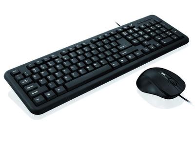 Wired Keyboard + Mouse Set iBOX Office Kit II Black