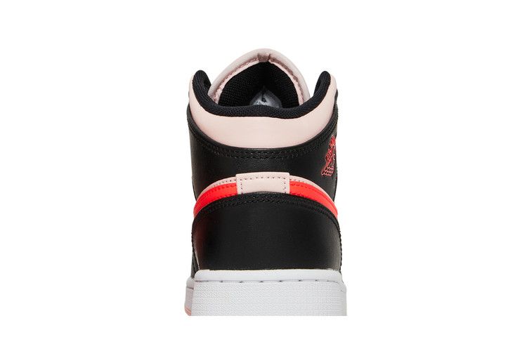 Air Jordan 1 Mid GS 'Black Pink Crimson'