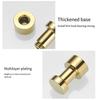 Copper Modern Towel Hooks For Bath - Wide Applications Brass Adhesive Hanger Modern Design Powerful Self-Adhesive