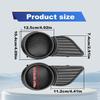 2PCS Front Bumper Fog Light Bezel Cover Compatible with 2011-2017 Sienna Driver and Passenger Side Fog Light Covers #5212708020 5212808020 TO1039169