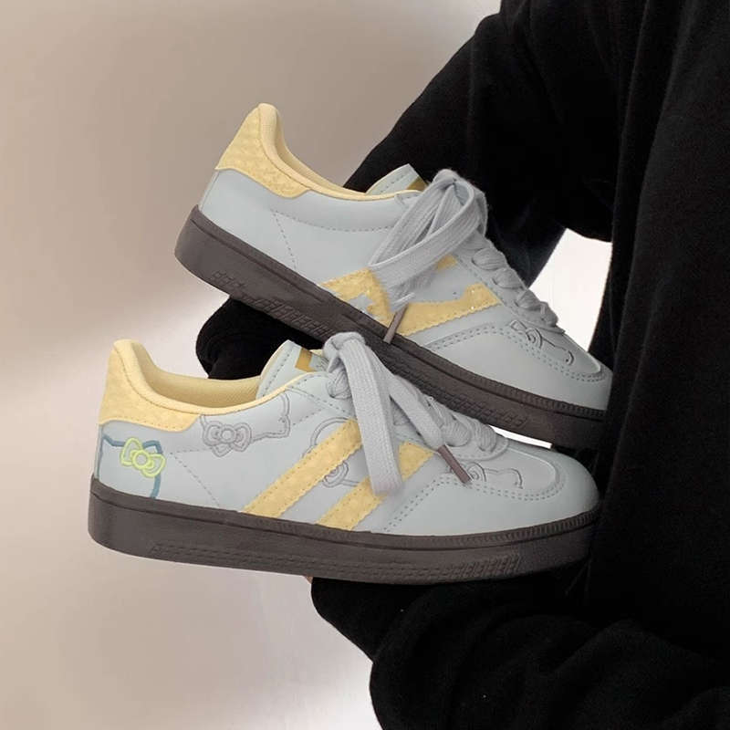 

Корейские нишевые кроссовки для моральной подготовки с зеленым яблоком, новые универсальные повседневные кеды Forrest Gump 40 синий