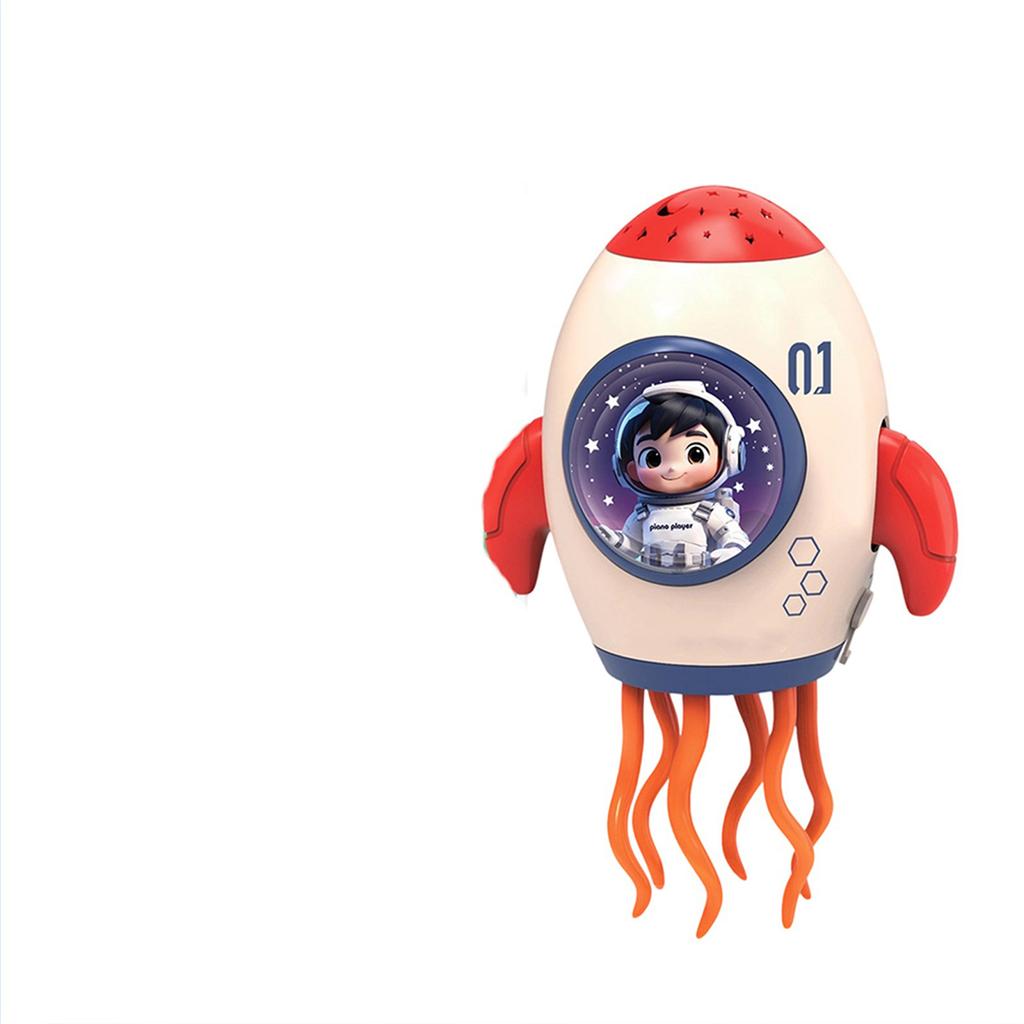 Magischer tanzender Oktopusklang Und Lichtprojektion Elektrisches Spielzeug Verdrehter Oktopus Dekompression Lernspielzeug Sprührakete