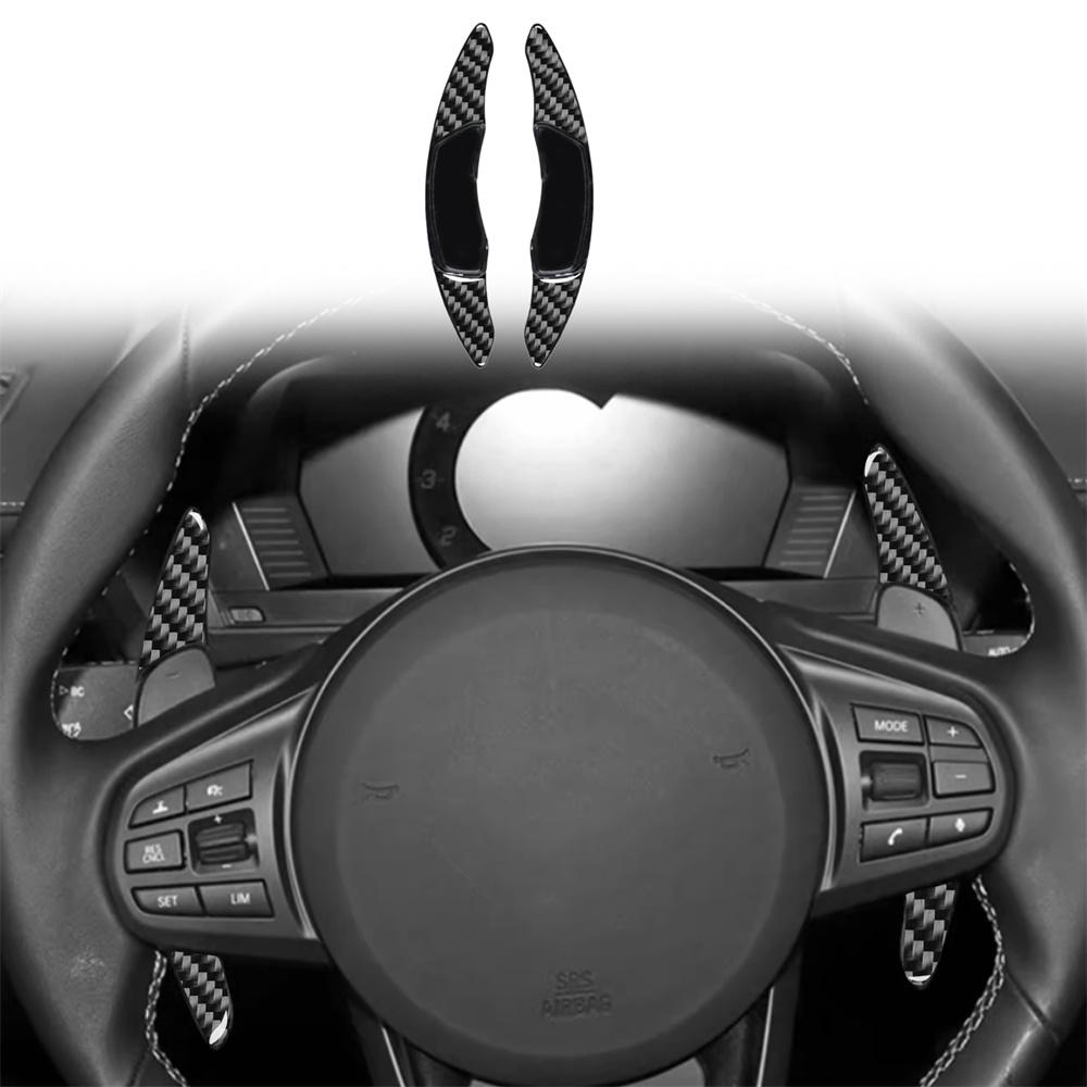 For 2012-16 Toyota 86 Carbon Fiber ABS Steering Wheel Shift Paddle Shifter PAIR