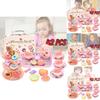 Delightful Pretend Play Kitchen Set With Realistic Food And Dessert Accessories Gift Box