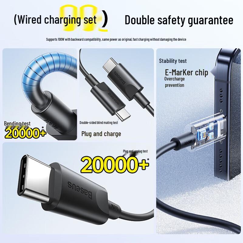 Baseus 65W GaN Multi-Port Fast Charger Set