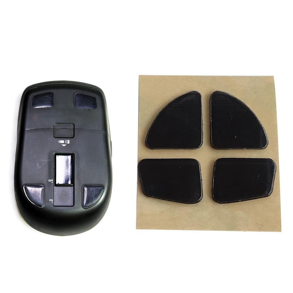 Mouse Replacement Accessory Mouse Skates Mouse Feet for Anywhere m905 Wear-resistant Mouse Curve Edge Black