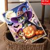 Halloween Pearl Painting Art Full Pearl Handmade Diy Home Decorations Cat Pumpkin Moon Bats