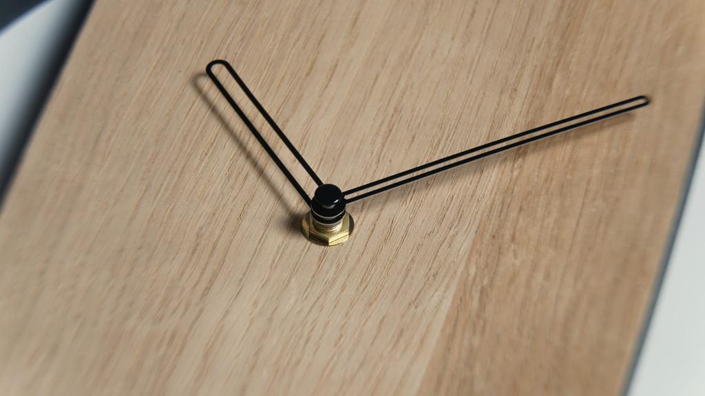 Wooden wall clock for the living room Wood Oak