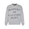 Unisex Klassisches GALLERY Print Reines Baumwoll Kapuzenpullover