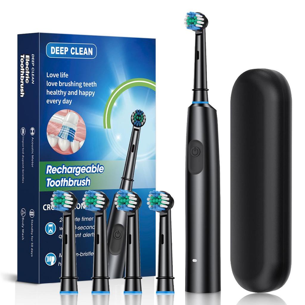 Rotating Sonic Electric Toothbrush: Waterproof, Soft Bristle, Magnetic Levitation, 5-Speed Adjustable
