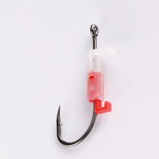 3/5/10/15/20Pcs Luminous Live Shrimp Fixing Hook Heavy Duty Glow-in-the-dark Barbed Fishhook Freshwater Saltwater Catfish Bass Fishing Hook