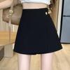 High-Waisted A-Line Summer Skort: Women's Fashion Loose-Fit Wide-Leg Shorts