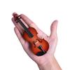 Mini Miniature Violin Model  with Stand and Case Mini Musical Instrument Ornaments