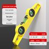 High-Precision Magnetic Torpedo Spirit Level with Ruler, Thickened and Drop-Proof Aluminum Construction