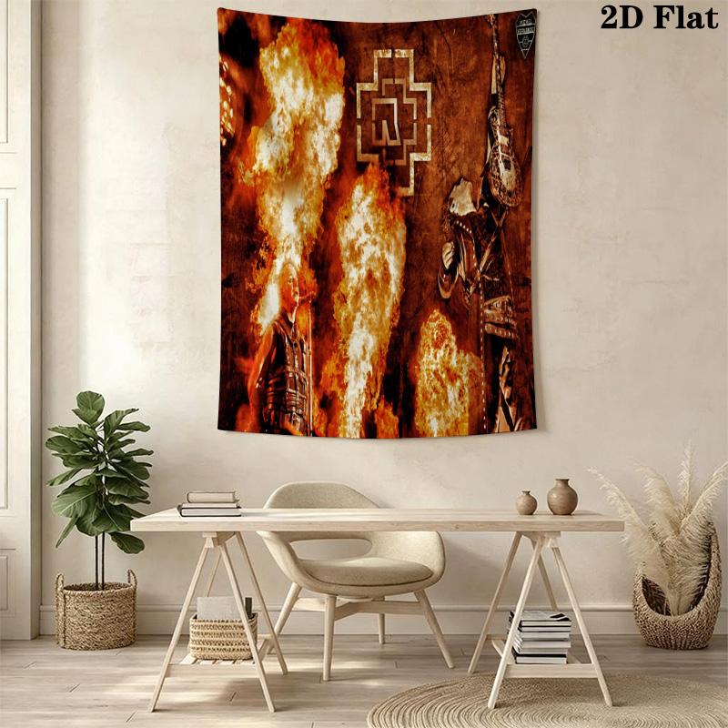 Rammstein Album Cover Mystery Bedding 1 Duvet Cover 2 Pillowcase Without Core Soft And Comfortable Duvet Cover And Pillowcase