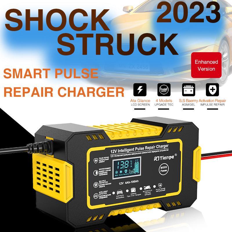 12V 6A Car and Motorcycle Battery Charger