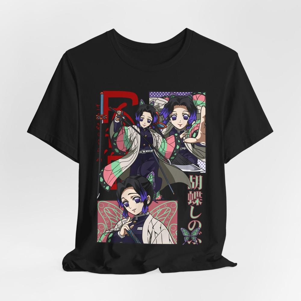 

Shinobu Anime Tee, Unisex T-Shirt for Anime Fans, Short Sleeve Anime Shirt, 4XL