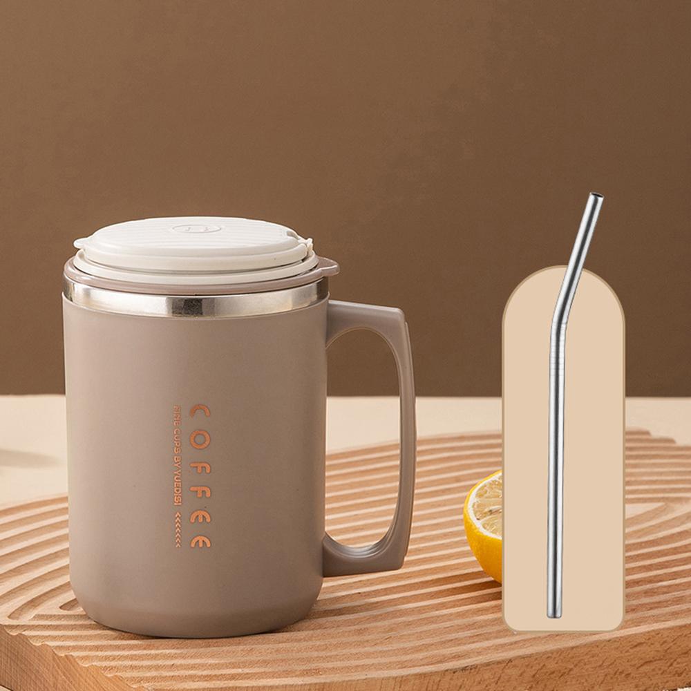 1PC Stainless Steel Coffee Cup Stand, Portable Cup, High Appearance Level, Anti-Scald Mug, Drinking Cup