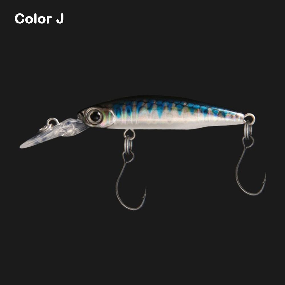 

1,8 г 40 мм Воблер Минноу Приманка для Окуня Искусственная Приманка 2024 Медленно Тонущая Рыболовная Приманка Рыболовные Снасти Color J