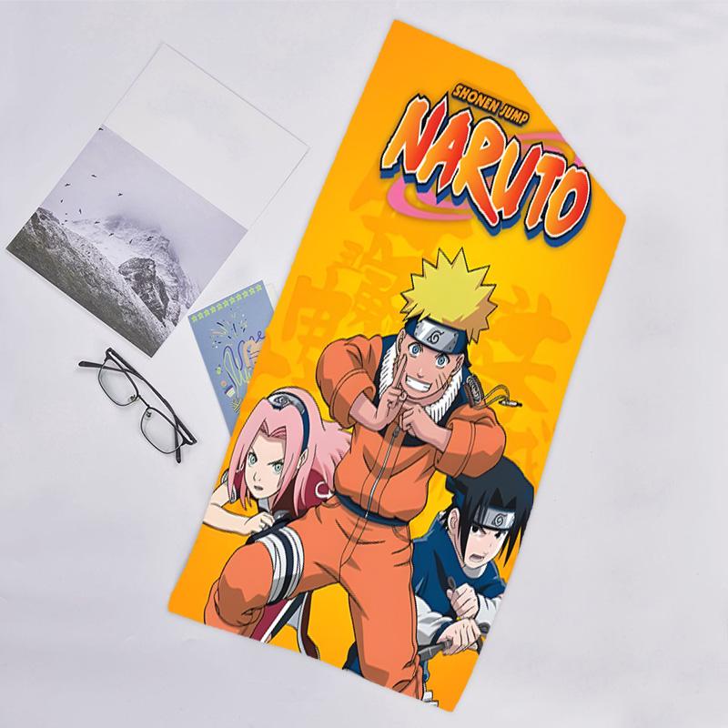 1pc NARUTO Beach Towel, Beach and Seaside Swimming Pool Equipment, Fashion Pattern, Rectangular, Travel Essentials
