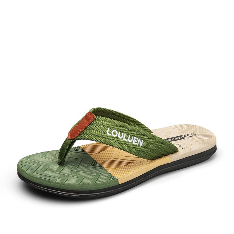 

Flip-flops men s summer trend outdoor casual wear pinching feet seaside beach sandals men s new non-slip slippers 45