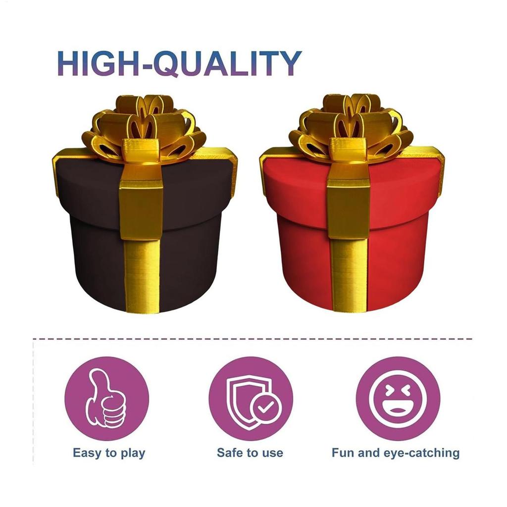 Prank Nested Gift Boxes 3D Printed Annoying Nested Screw Box Joke Party Game Prank Nested Wrapping Boxes For Xmas Birthday Party