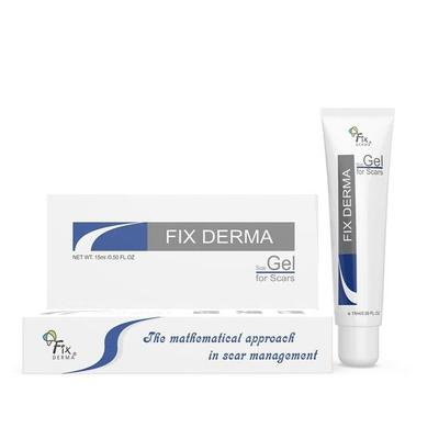 Fixderma Scar Gel, Reduces Acne Scars, Surgery Scars, Injury Scars, Burn Scars, Keloid Scars, Scar Diminishing Gel, Suitable for All Skin Types- 15g