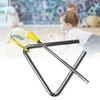 Metal Triangle with Striker Hand Percussion Musical Instrument for Kids Education Entertainment 4