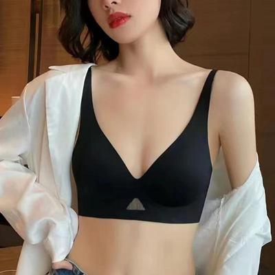 Seamless Bras for Women Wireless Underwear Push Up Brasiere Deep V Bralette Comfort Female Thin Invisible Bra Sexy Lingerie