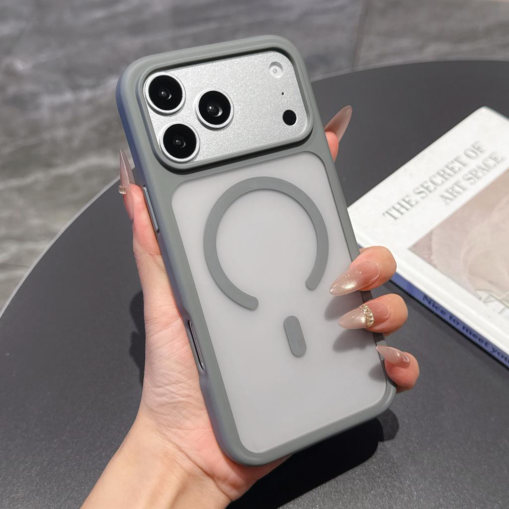 Matte Skin Feel Magnetic Phone Case For iPhone 17 Air 16 15 14 13 12 Pro Max Plus For Magsafe Shockproof Cover