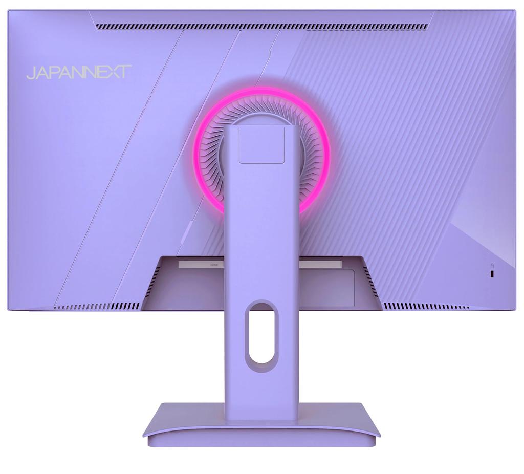 JAPANNEXT IPS Full HD gaming monitor connection [Purple model] 23.8-inch panel, 120Hz/0.5ms (MPRT) compatible, (1920x1080) resolution,
