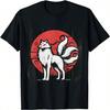 Kitsune  Japanese Nine Tailed Fox T-Shirt