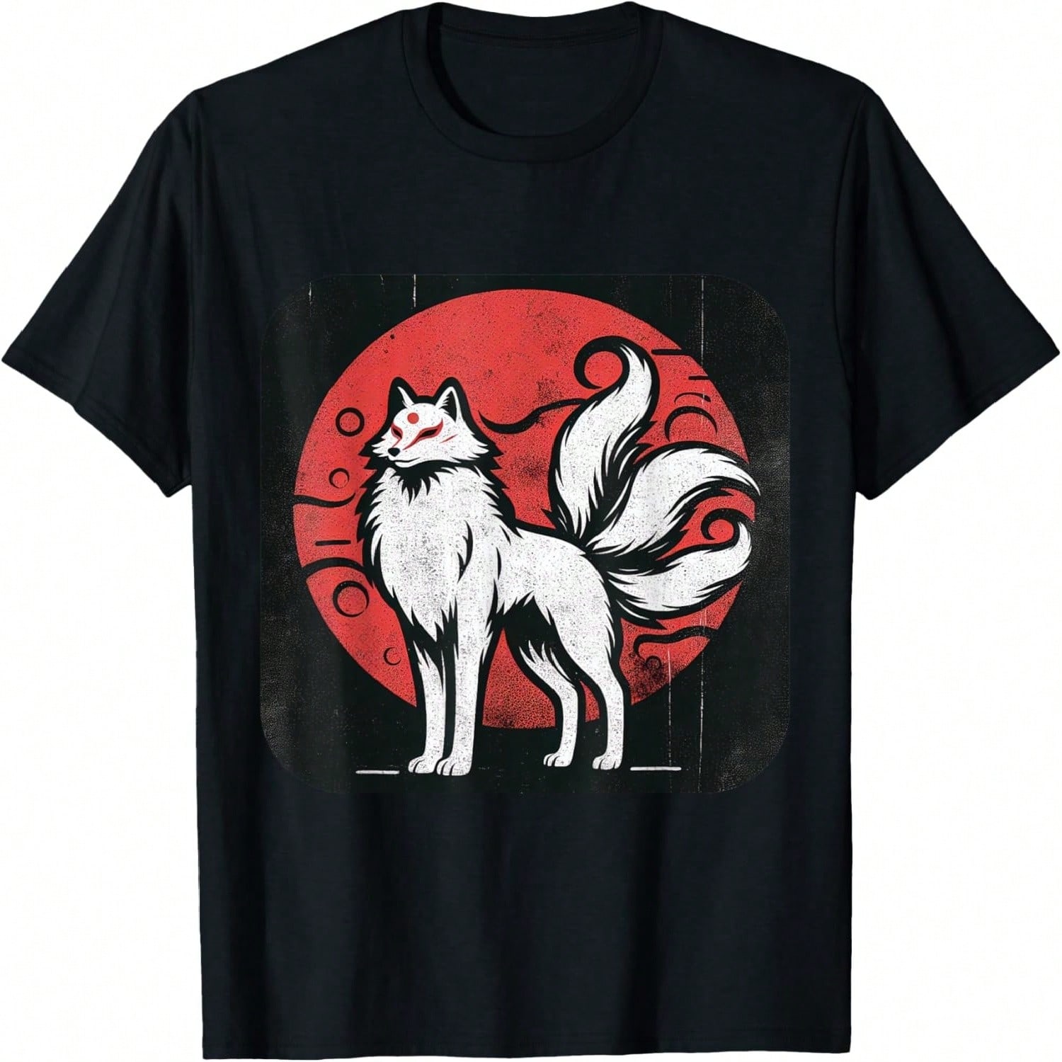 Kitsune  Japanese Nine Tailed Fox T-Shirt S