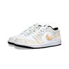 Jordan Air Jordan 1 Gold Sagittarius Abrasion Resistant Low top Vintage Basketball Shoes Men's White Gold 553558-153(Team1142-1)