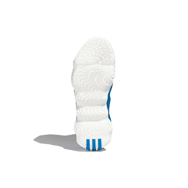 Adidas Exhibit B Wear Resistant Non Slip White Green Blue Sneakers GZ9552