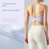 With Chest Pad Spring and Summer New Arrival T Shape Back Exercise Underwear Bra Running Shockproof Female Gym Top Outwear Beauty Back