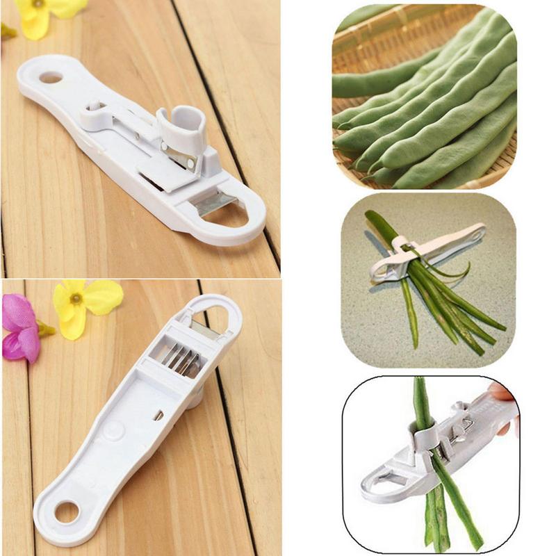 Vegetable Slicer Cutter Vegetable Long Bean Cutter Splitter Reusable Kitchen Slicer Fruit Shredders Green Bean Slicer For Home