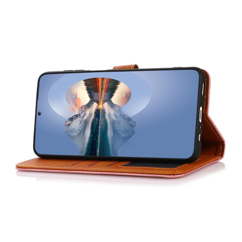 Custodia a Portafoglio in Pelle per Nothing Phone 2a/1 - Copertura Protettiva con Motivo a Pelle di Mucca