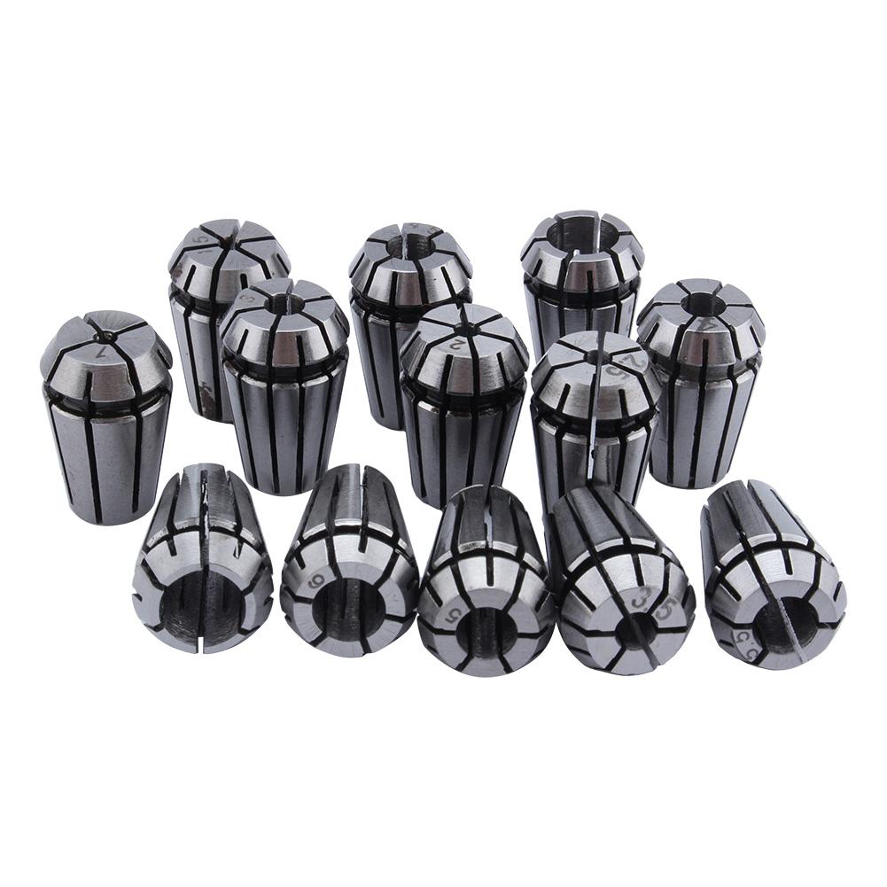 13PCS Set ER11 Collet Spring Collet Set CNC Milling Engraving Machine Tools