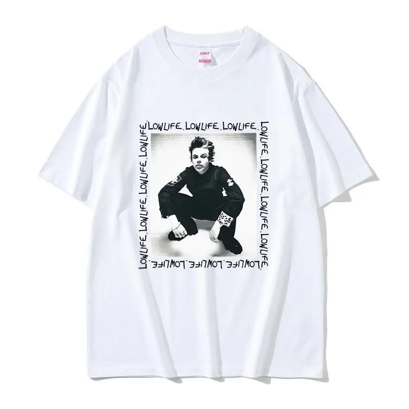 2026 Summer Rock Singer Yungblud Lowlife Album Printed TShirt Unisex Crew Neck Cotton Vintage Rock Short Sleeve Fashion Tshirt