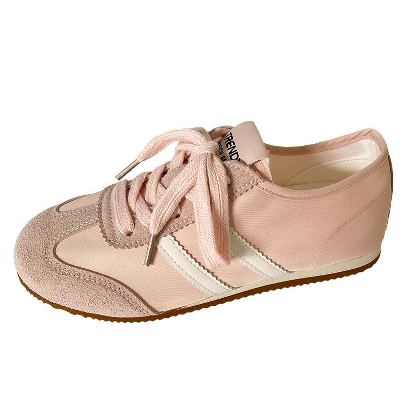 

A9837 latex insole/cold dipping process moral training shoes women s thin low 2024 new summer thin board shoes white shoes 40