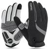 Cxwxc Highway Mountain Bicycle Bicycle Full Finger Gloves Liquid Silicone Shockproof Breathable Spring and Autumn Cycling Men and Women