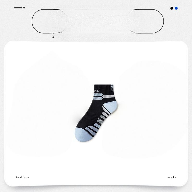 Socks Men's Cotton Anti-odor Sports Socks Spring/Summer Thin Mid-calf Cotton Running Socks
