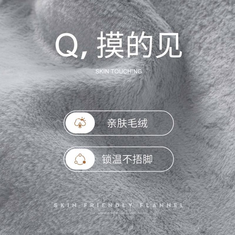 Cotton slippers men's winter bag heel indoor home warmth piled thick sole strap heel non-slip fluffy cotton shoes men's