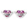 Harry Potter Sterling Silver Love Potion Stud Earrings with Crystal Elements